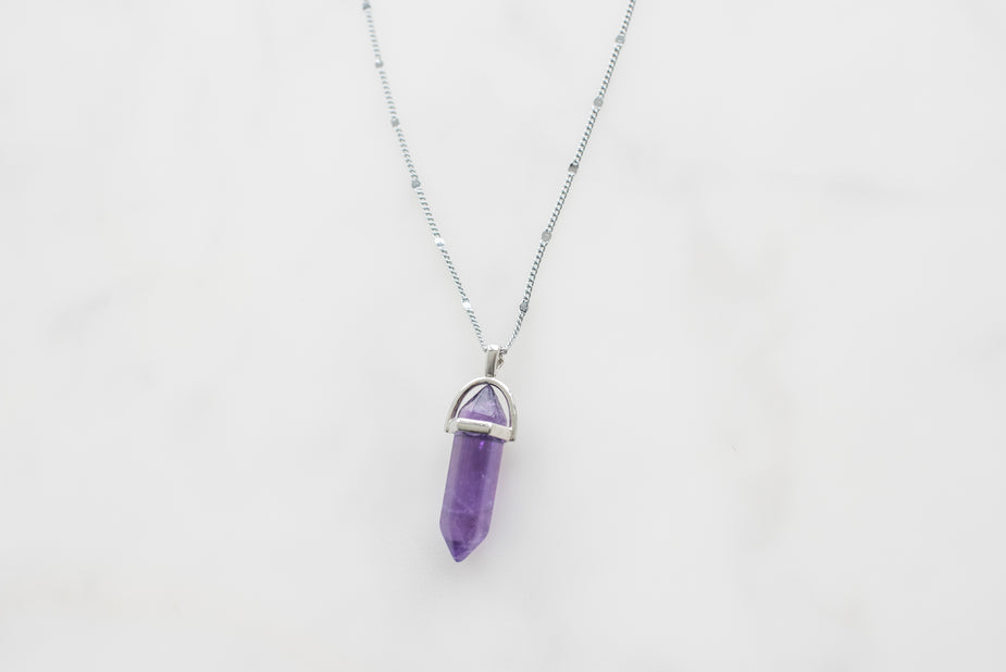 purple gemstone